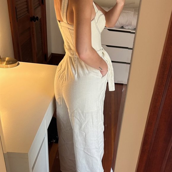 Jumpsuit in linen - Picture 2 of 7